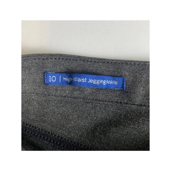 Talbots Women's Dark Gray High-Waist Jegging Ankle Pants Office Workwear Size 10 - Picture 5 of 9